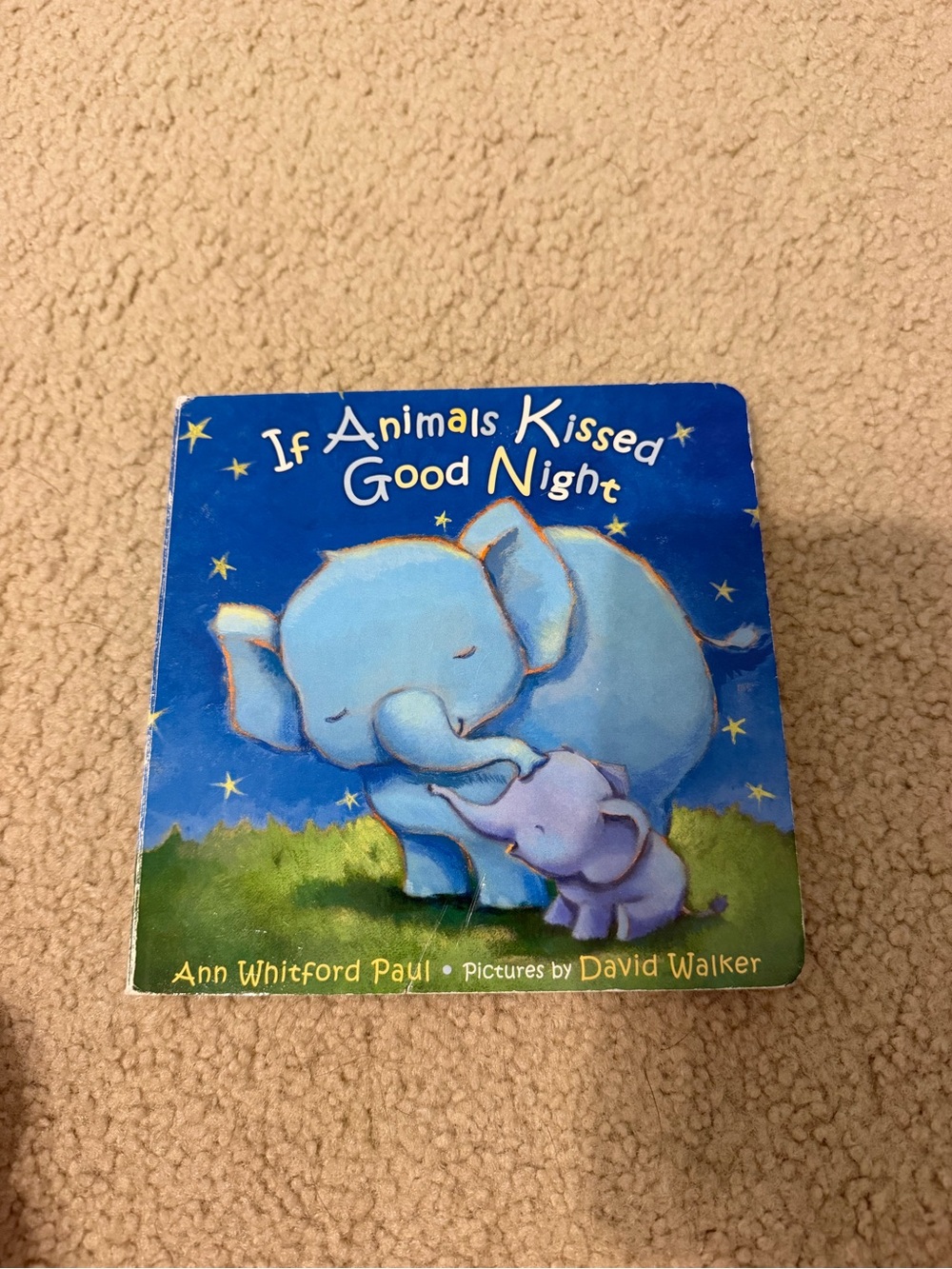 If Animals Kissed Goodnight by Ann Whitford Paul baby kid toddler board book
